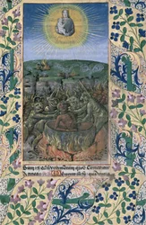 Ms Lat. Q.v.I.126 f.74 Les tourments de l