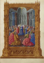 Très Riches Heures du duc de Berry - Pentecôte