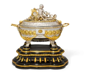 Soupière, couvercle et support, Malines, vers 1780