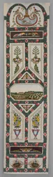 Verdures du Vatican, vers 1799 (soie tissée et fil métallique avec broderie)