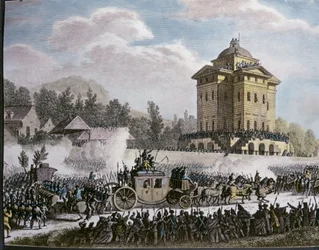 Arrivée du roi Louis XVI à Paris après son arrestation à Varennes, 25 juin