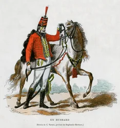 Un hussard, début du XIXe siècle, 1882-1884