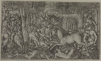 Un roi poursuivi par une licorne