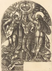 Henri II en Saint Michel victorieux
