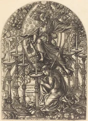 Saint Jean voit les sept chandeliers d