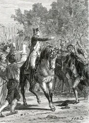 Révolution française 1789-1799 Le général Lafayette à Versailles le 5 octobre 1789