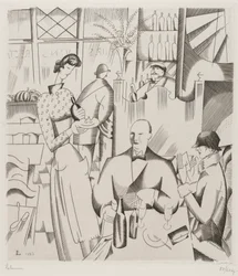 Le dîner chez le bistrot