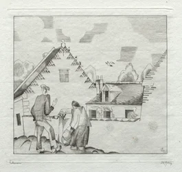 Villageois, bavardage