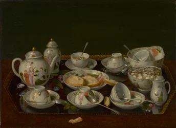 Nature morte : service à thé, vers 1781-3