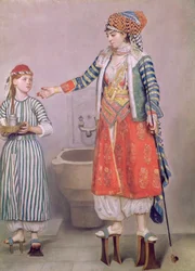 Femme turque avec sa servante