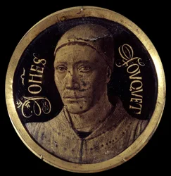 Autoportrait du diptyque de Notre-Dame de Melun (miniature)