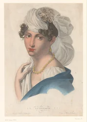 Femme avec boucle d
