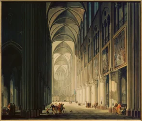 Vue intérieure de Notre-Dame 1789