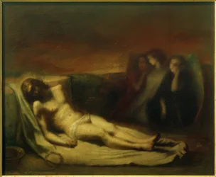 Corps du Christ avec des anges