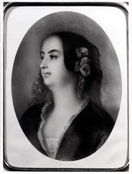 Madame Hanska (1801-82) gravée par Emile Lassalle (1813-71)