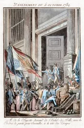 Révolution française - La Fayette quittant l