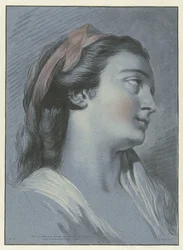 Tête de jeune femme