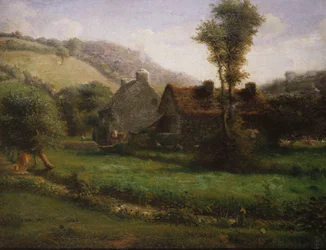 Cottage dans un paysage, c.1871