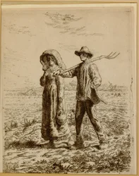 Aller au travail, 1863