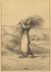 Scène de moisson