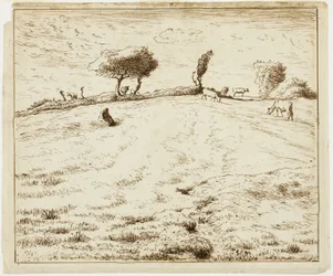 Paysage - Colline à Gruchy, Normandie