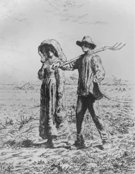 Le Départ pour le travail, 1863