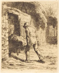 Le paysan rentrant du fumier