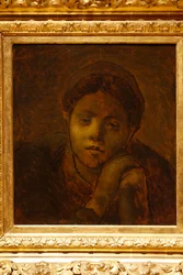 Berger se reposant sur son bâton, 1872