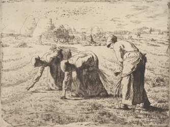 Les glaneuses, c.1855-56