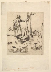La Fille aux oies, 1830-75