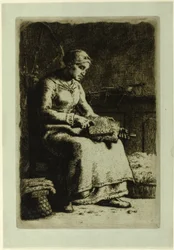 La Cardeuse de laine