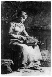 Le Cardeur de laine, vers 1835-1875, 1924