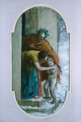 Hiver, vers 1864