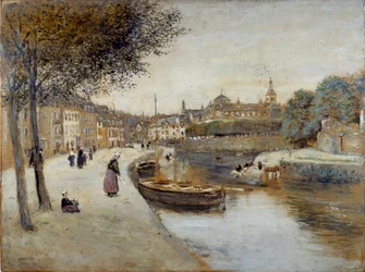 Un canal à Quimperlé