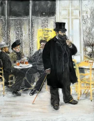 Les bohémiens au café