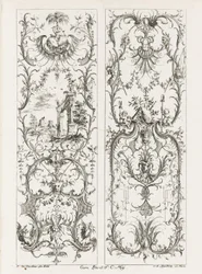 Deux panneaux verticaux