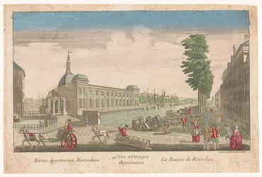 Vue de la Bourse de Rotterdam
