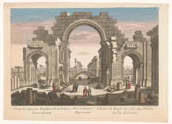 Vue de la ruine de l