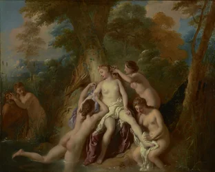 Diane et ses nymphes se baignant, 1722-4