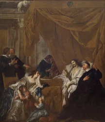 Saint Vincent de Paul au chevet de Louis XIII