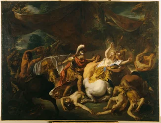 La bataille des Lapithes et des Centaures