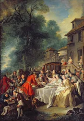 Le déjeuner de chasse, 1737