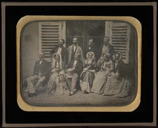 Famille et amis à Fleur d