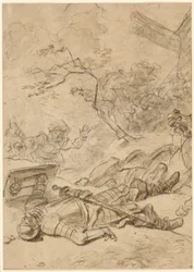 Don Quichotte vaincu par le moulin à vent