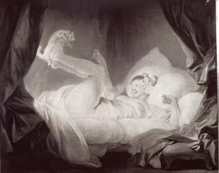 La Gimblette ou Jeune fille faisant danser son chien sur son lit