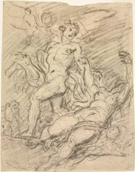 Orphée et Eurydice (recto)
