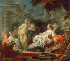 Psyché montrant à ses sœurs ses cadeaux de Cupidon, 1753
