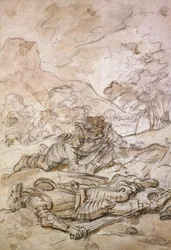 La Triste Situation de Don Quichotte et Sancho Panza, Maltraités par les Galériens, 18ème siècle