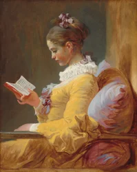 Jeune fille lisant, vers 1769