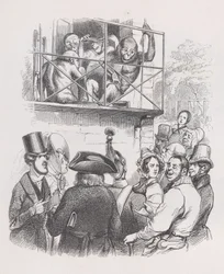 Orang-outans des Œuvres complètes de Béranger, 1836